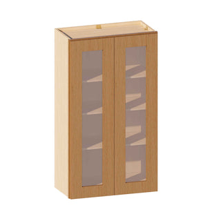 Treasure Chest - 24"W × 42"H Glass-Door Wall Cabinet