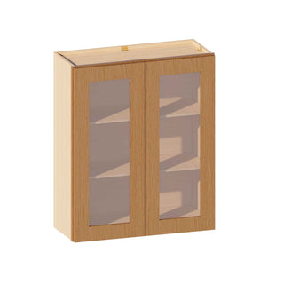 Treasure Chest - 30"W × 36"H Glass-Door Wall Cabinet