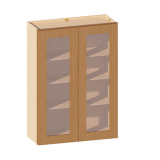 Treasure Chest - 30"W × 42"H Glass-Door Wall Cabinet