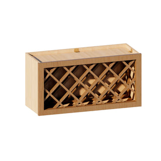Treasure Chest - 30"W × 15"H Wine Rack Wall Cabinet
