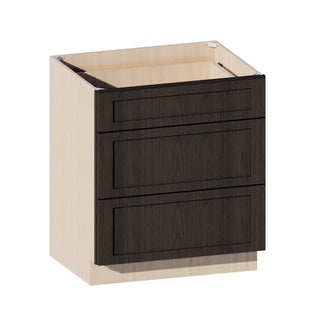 Smokey Ash - 30"W Drawer Base Cabinet