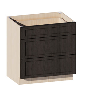 Smokey Ash - 33"W Drawer Base Cabinet