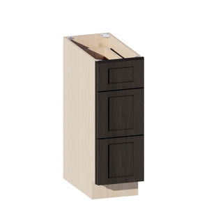 Smokey Ash - 12"W Vanity Drawer Base Cabinet