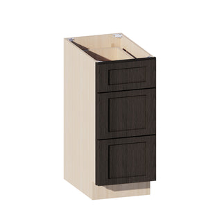 Smokey Ash - 15"W Vanity Drawer Base Cabinet