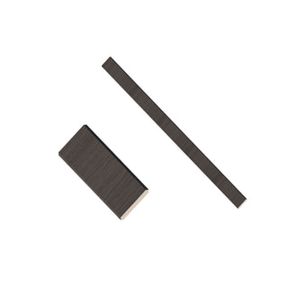Smokey Ash - 1-7/8"W × 96"L Angled Crown Molding