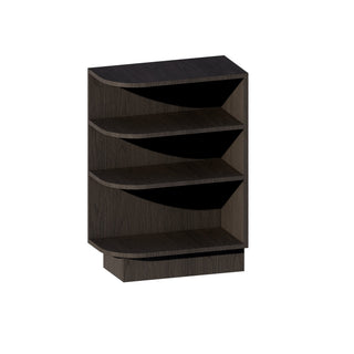 Smokey Ash - 12"W Open Shelf Base End Cabinet