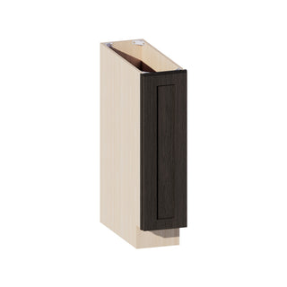 Smokey Ash - 9"W Full-Height Door Base Tray Cabinet