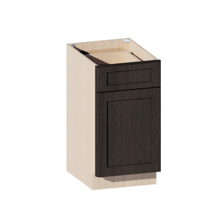Smokey Ash - 18"W Trash Pull-Out Base Cabinet