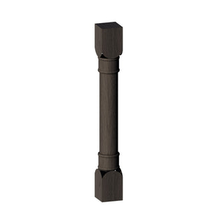 Smokey Ash - 3"W × 34-1/2"L Classic Decorative Leg