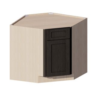 Smokey Ash - 36"W Corner Sink Base Cabinet