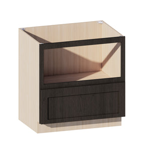 Smokey Ash - 33"W Microwave Base Cabinet