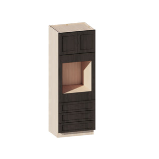 Smokey Ash - 30"W × 84"H Tall Oven Cabinet