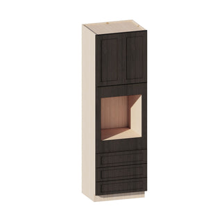 Smokey Ash - 30"W × 90"H Tall Oven Cabinet