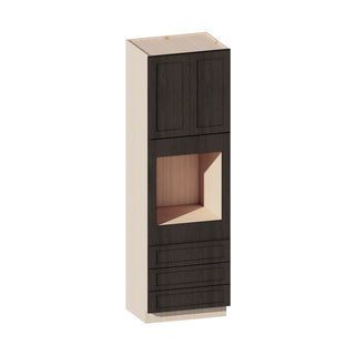 Smokey Ash - 30"W × 96"H Tall Oven Cabinet
