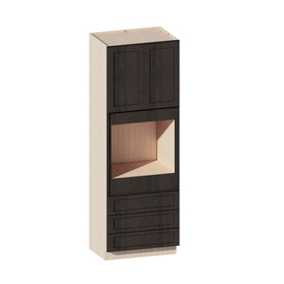 Smokey Ash - 33"W × 90"H Tall Oven Cabinet