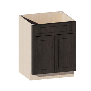 Smokey Ash - 27"W Sink Base Cabinet