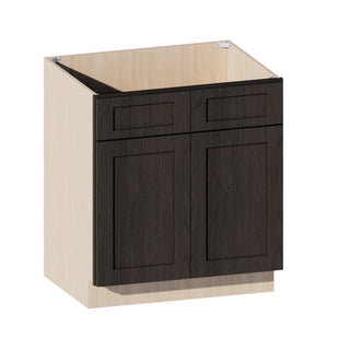 Smokey Ash - 30"W Sink Base Cabinet