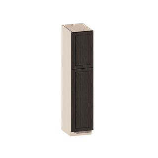 Smokey Ash - 18"W × 84"H Tall Pantry Cabinet