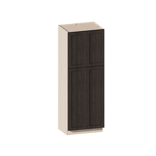 Smokey Ash - 30"W × 84"H Tall Pantry Cabinet