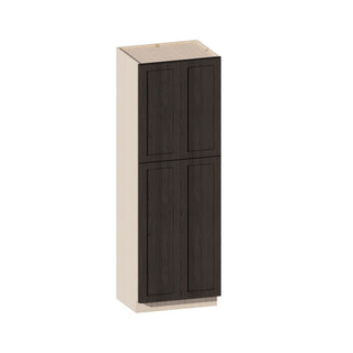 Smokey Ash - 30"W × 90"H Tall Pantry Cabinet