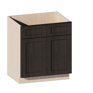 Smokey Ash - 30"W Vanity Sink Base Cabinet