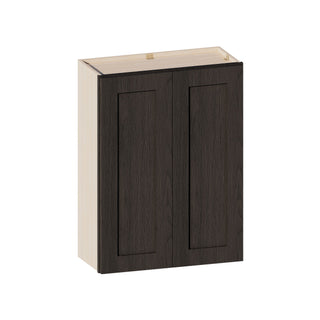 Smokey Ash - 27"W × 36"H Standard Wall Cabinet