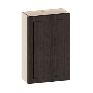 Smokey Ash - 27"W × 42"H Standard Wall Cabinet