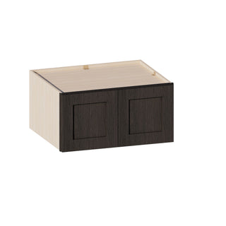 Smokey Ash - 30"W × 15"H Deep (24") Wall Bridge Cabinet