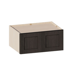 Smokey Ash - 33"W × 15"H Deep (24") Wall Bridge Cabinet