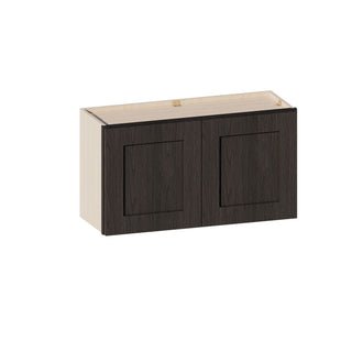 Smokey Ash - 33"W × 18"H Standard Wall Cabinet