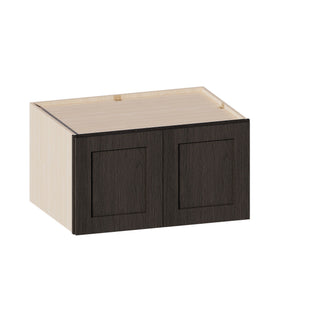 Smokey Ash - 33"W × 18"H Deep (24") Wall Bridge Cabinet