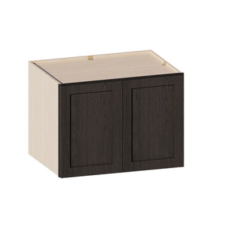 Smokey Ash - 33"W × 24"H Deep (24") Wall Bridge Cabinet
