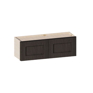 Smokey Ash - 36"W × 12"H Standard Wall Cabinet