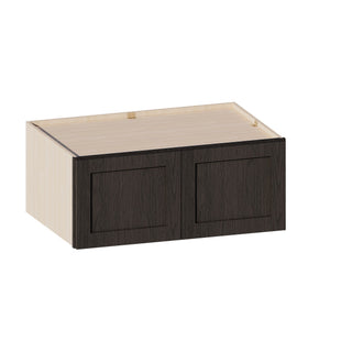 Smokey Ash - 36"W × 15"H Deep (24") Wall Bridge Cabinet