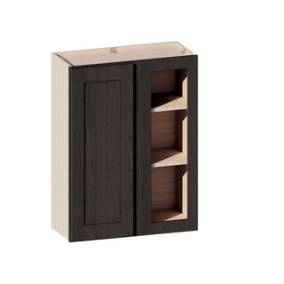 Smokey Ash - 27"W × 36"H Blind Corner Wall Cabinet