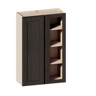 Smokey Ash - 27"W × 42"H Blind Corner Wall Cabinet