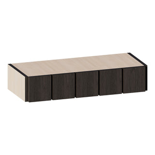 Smokey Ash - 30"W × 6"H Spice Drawer Wall Cabinet