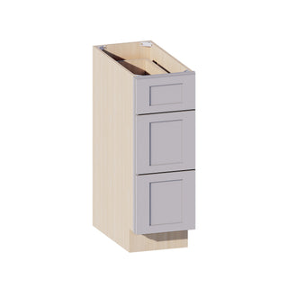 Lunar Gray - 12"W Drawer Base Cabinet