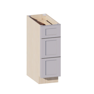 Lunar Gray - 12"W Vanity Drawer Base Cabinet