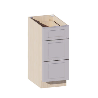 Lunar Gray - 15"W Vanity Drawer Base Cabinet