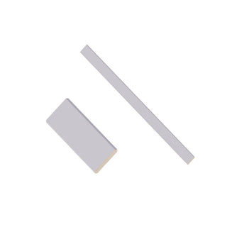 Lunar Gray - 1-7/8"W × 96"L Angled Crown Molding