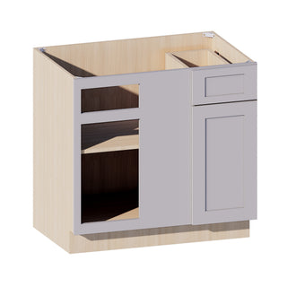 Lunar Gray - 36"W Blind Corner Base Cabinet