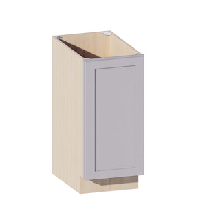 Lunar Gray - 15"W Full-Height Door Base Cabinet