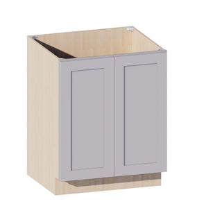 Lunar Gray - 27"W Full-Height Door Base Cabinet