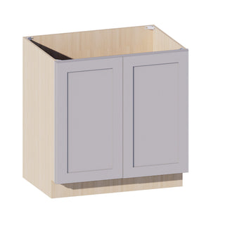 Lunar Gray - 33"W Full-Height Door Base Cabinet