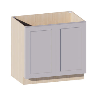 Lunar Gray - 36"W Full-Height Door Base Cabinet