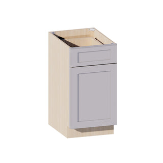 Lunar Gray - 18"W Trash Pull-Out Base Cabinet