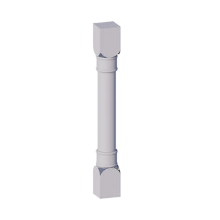 Lunar Gray - 3"W × 34-1/2"L Classic Decorative Leg