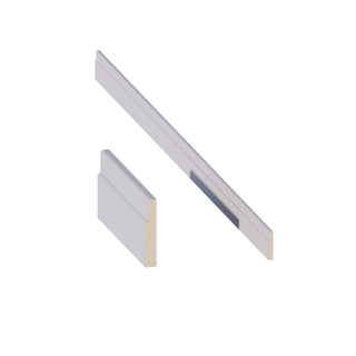 Lunar Gray - 4-1/2"W × 96"L Furniture Base Molding