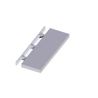 Lunar Gray - 36"W × 2-3/16"H Floating Shelf